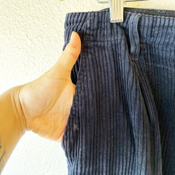 Alex Mill Rugged Boy Pant Navy Blue Corduroy Trouser Pants Women's sz 12 - Picture 7 of 10